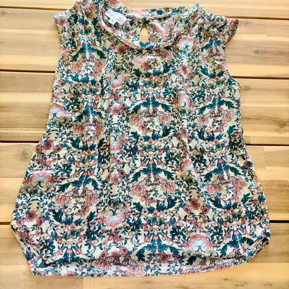 paisley printed lightweight boho tank / blouse